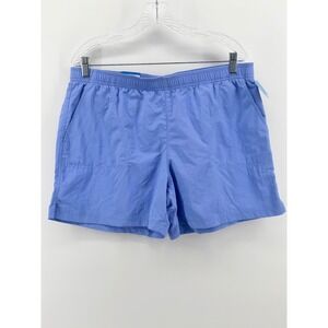 Columbia Sandy River Shorts Womens Large Blue AL4573-567 5 Inch Inseam NEW